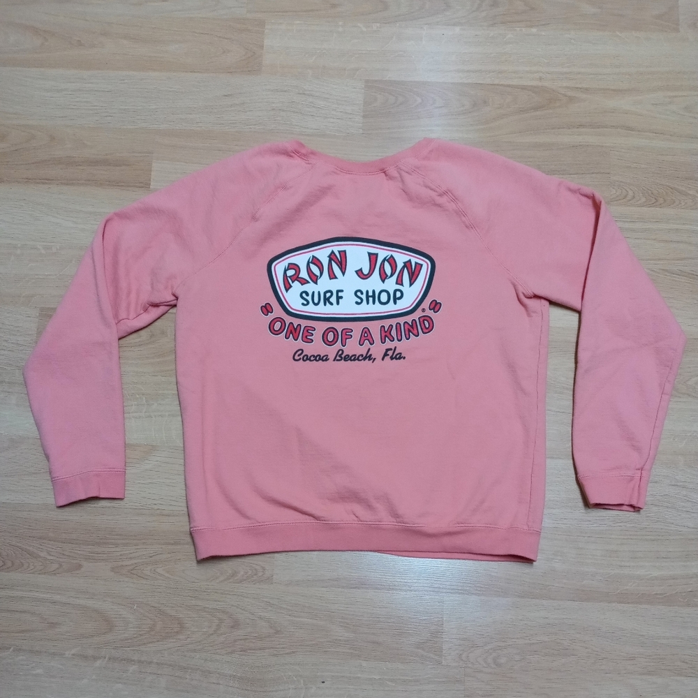 Ron Jon Cocoa Beach Sweatshirt Womens Size XL Peach Color